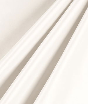 Opal White Silk Taffeta Fabric