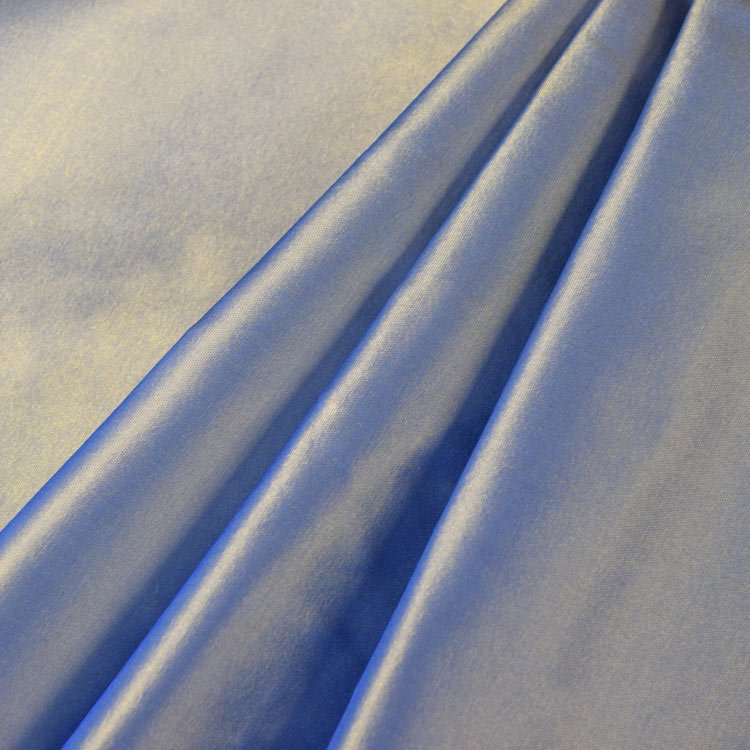 Ocean Blue Silk Taffeta Fabric