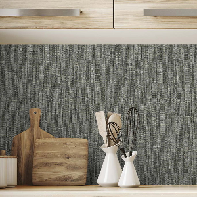 DuPont™ Tedlar® Tweed Salt &amp; Pepper Wallpaper image 3 of 3