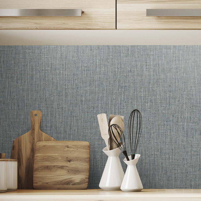 DuPont™ Tedlar® Tweed Storm Wallpaper image 3 of 3