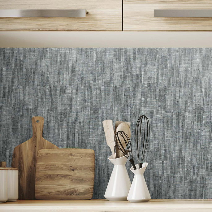 DuPont™ Tedlar® Tweed Storm Wallpaper image 3 of 3
