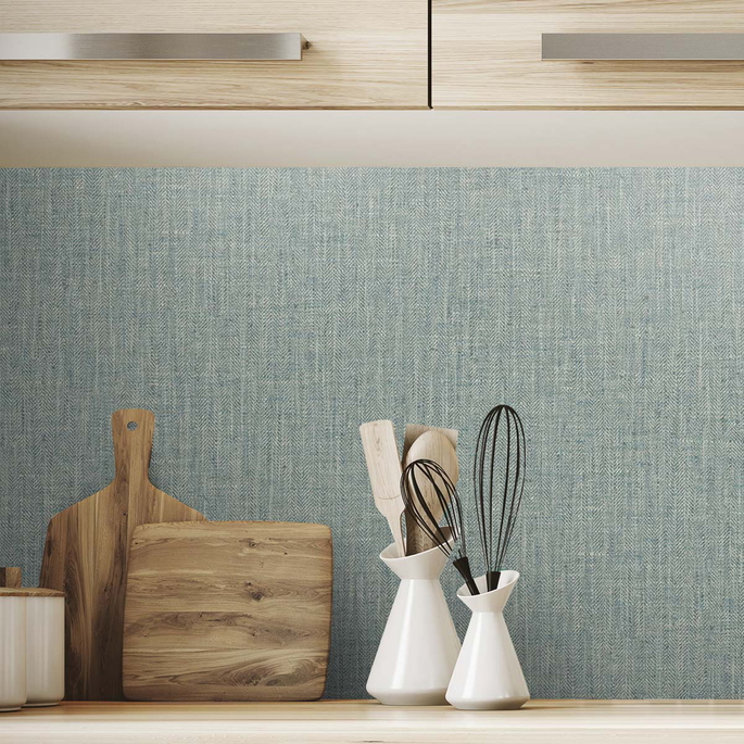 DuPont™ Tedlar® Tweed Rosemary Wallpaper image 3 of 3