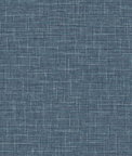 DuPont™ Tedlar® Grasmere Weave Faded Cobalt Wallpaper