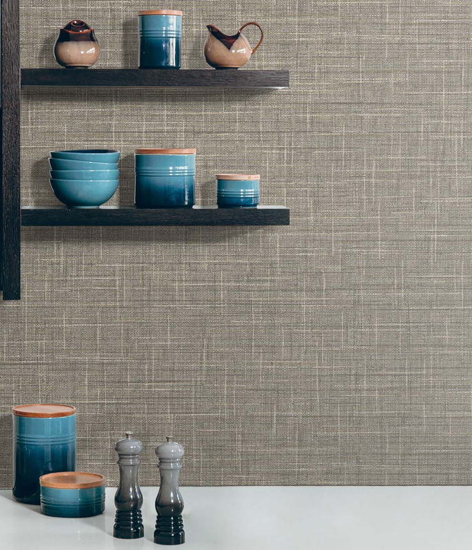 DuPont™ Tedlar® Grasmere Weave Cappuccino Wallpaper image 2 of 2