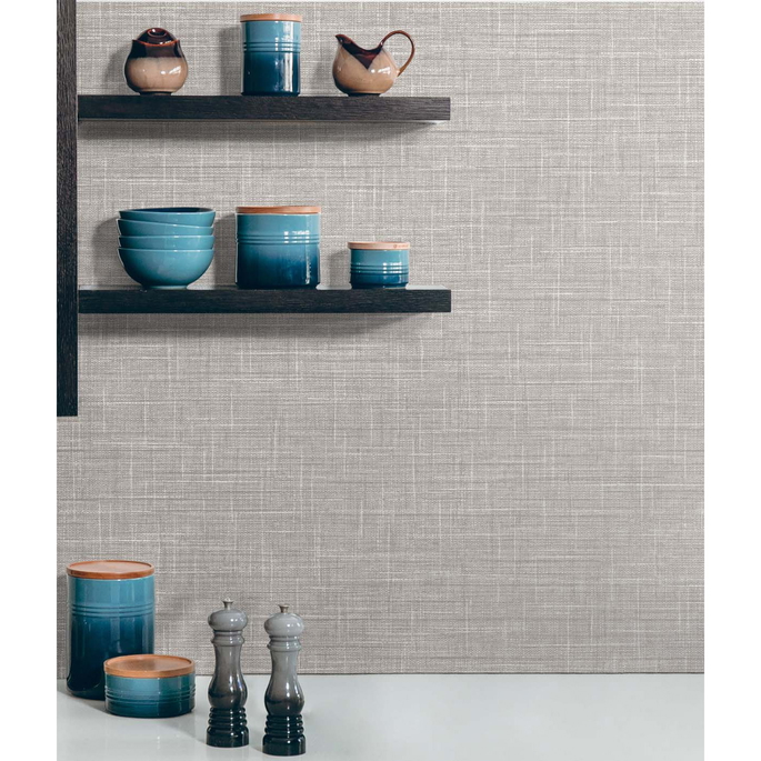 DuPont™ Tedlar® Grasmere Weave Winter Grey Wallpaper image 2 of 2