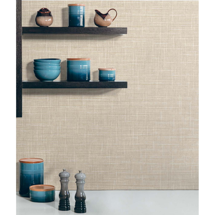 DuPont™ Tedlar® Grasmere Weave Toast Wallpaper image 2 of 2