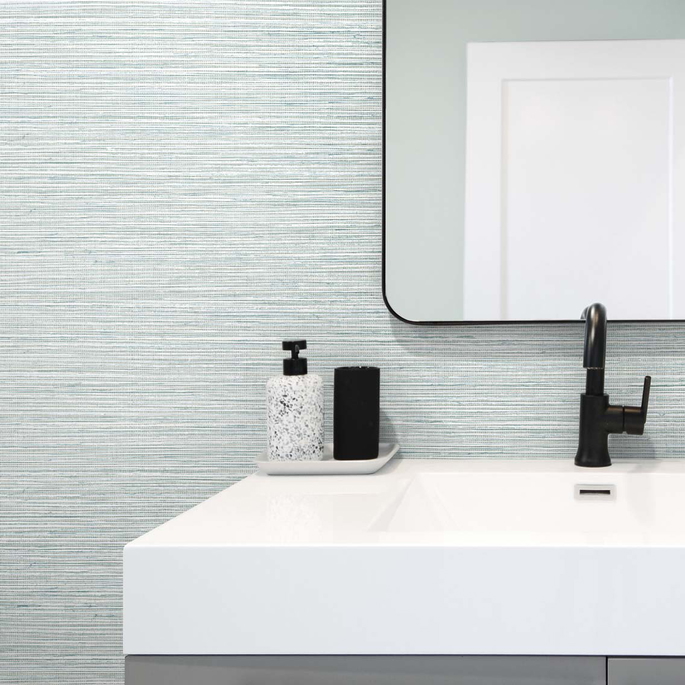 DuPont™ Tedlar® Edmond Faux Sisal Ripple Wallpaper image 2 of 3