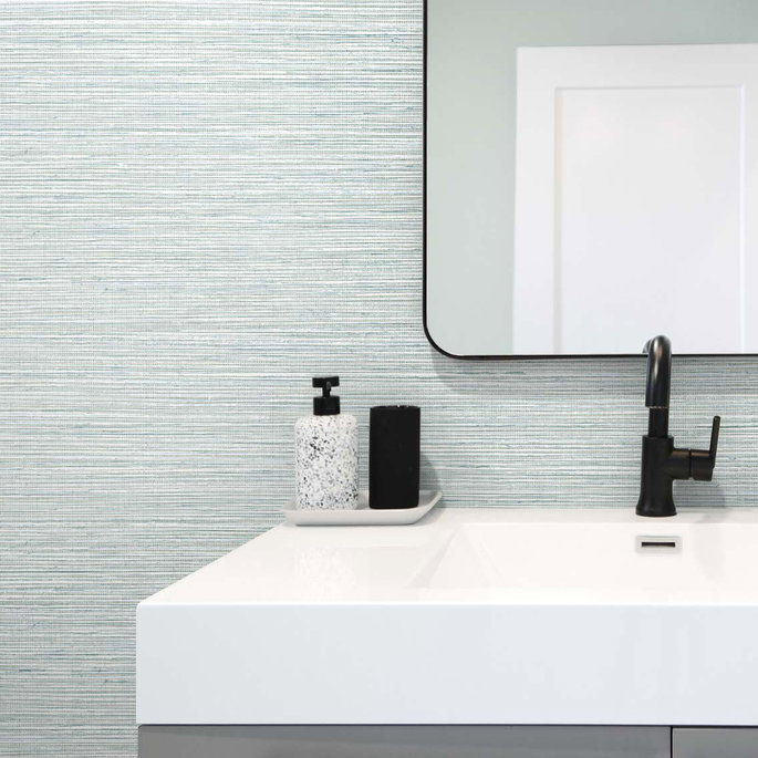 DuPont™ Tedlar® Edmond Faux Sisal Ripple Wallpaper image 2 of 3