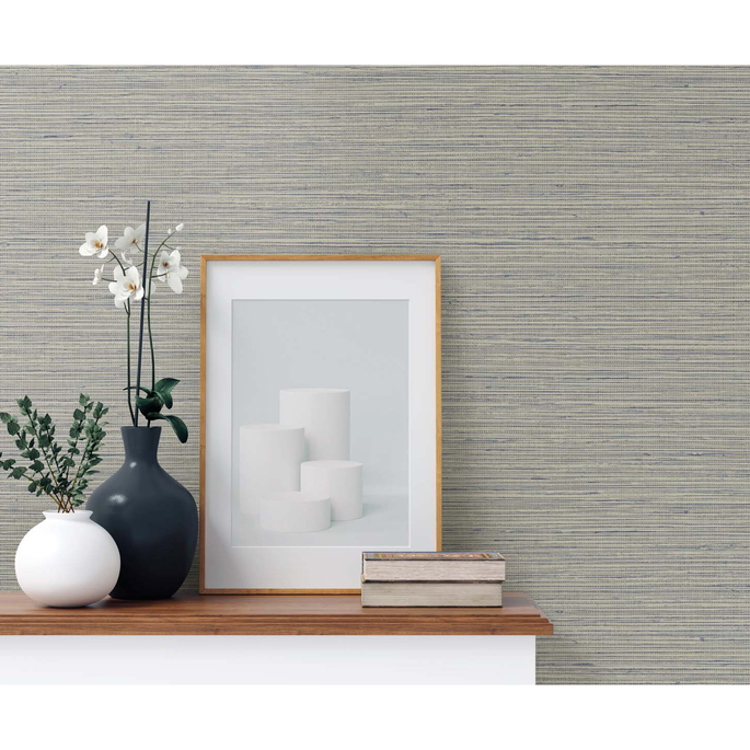 DuPont™ Tedlar® Edmond Faux Sisal Birch Wallpaper image 2 of 3