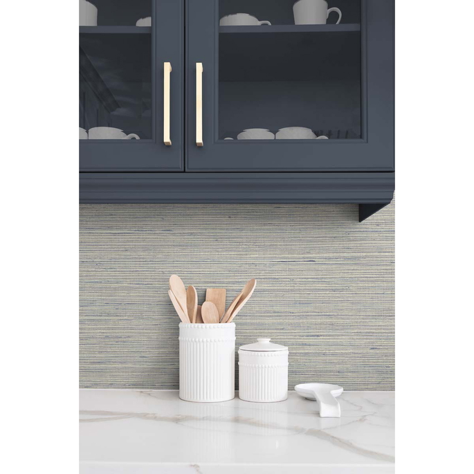 DuPont™ Tedlar® Edmond Faux Sisal Birch Wallpaper image 3 of 3