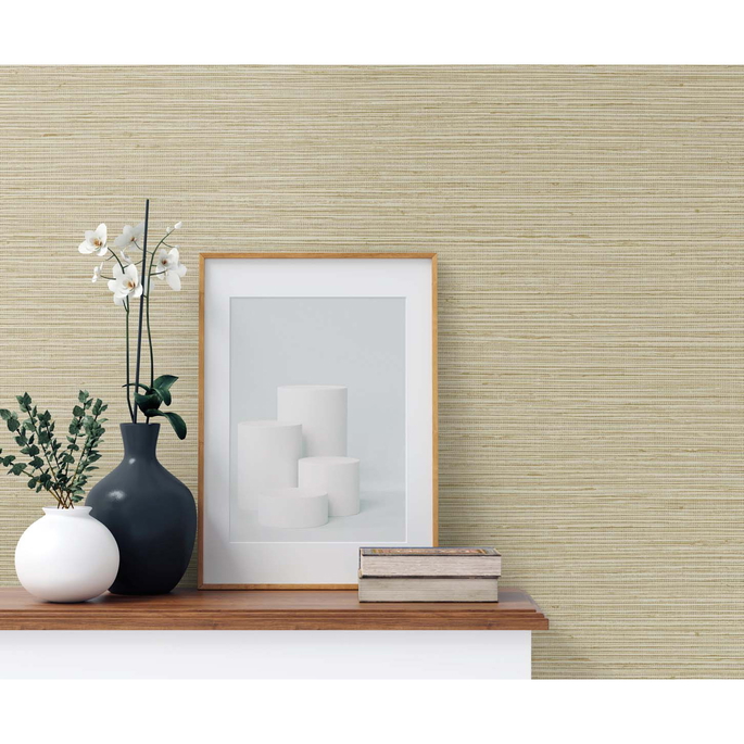 DuPont™ Tedlar® Edmond Faux Sisal Barley Wallpaper image 2 of 2