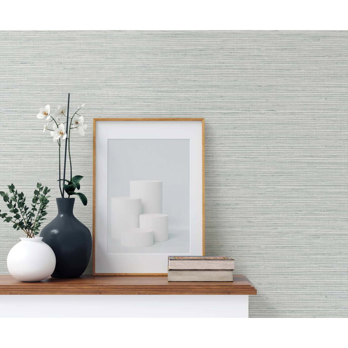 DuPont™ Tedlar® Edmond Faux Sisal Fresh Air Wallpaper image 2 of 3