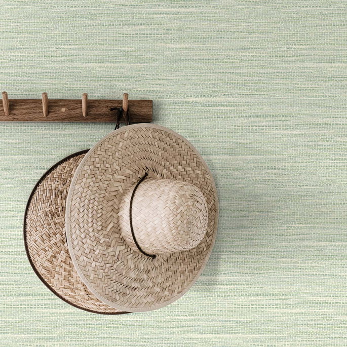 DuPont™ Tedlar® Braided Faux Jute Airy Forest Wallpaper image 2 of 3