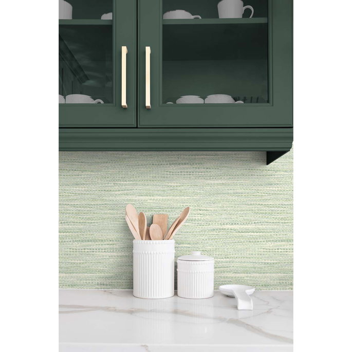 DuPont™ Tedlar® Braided Faux Jute Airy Forest Wallpaper image 3 of 3