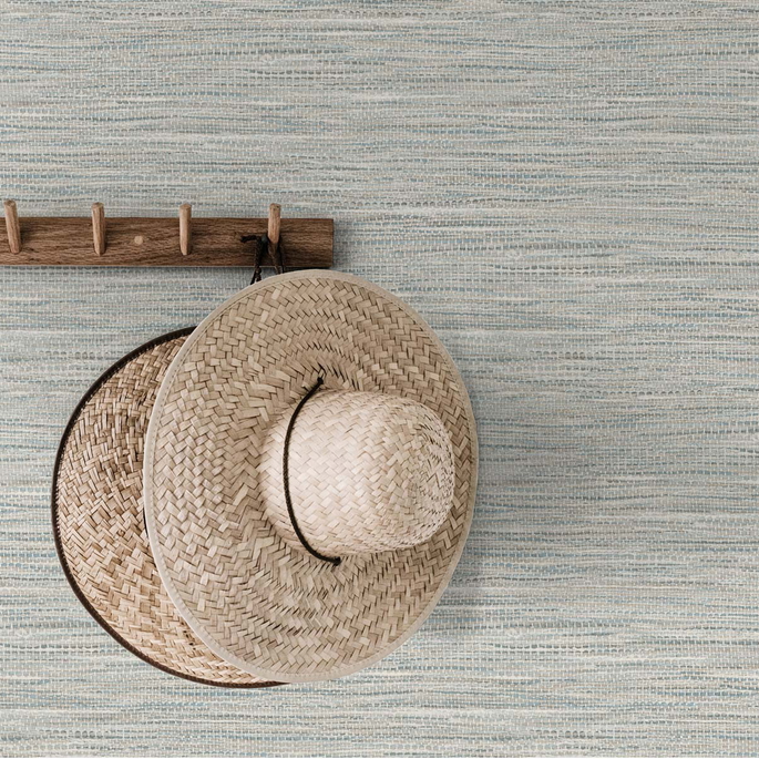 DuPont™ Tedlar® Braided Faux Jute Walnut Wallpaper image 2 of 3