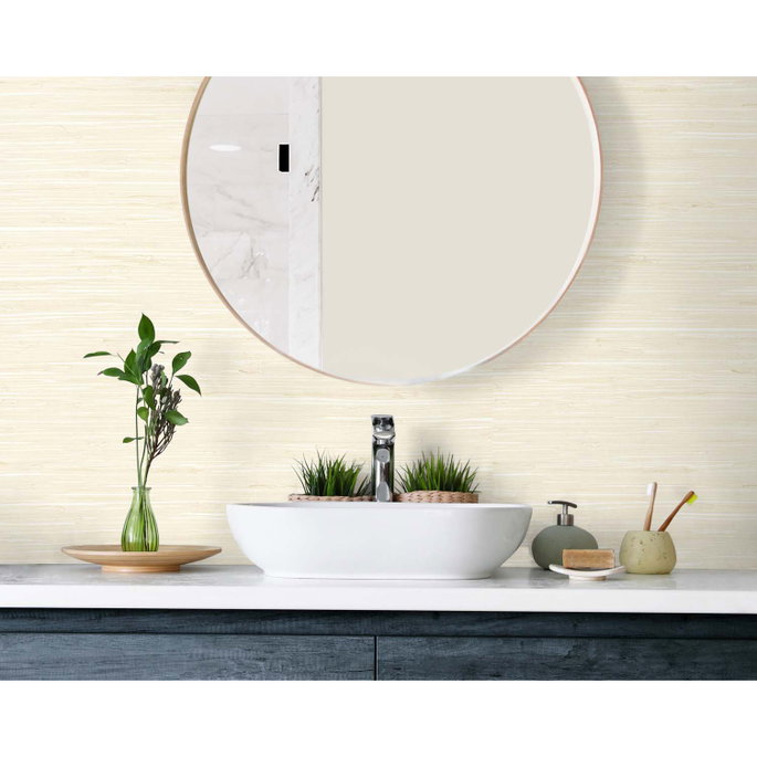 DuPont™ Tedlar® Marion Faux Arrowroot Sunny Dune Wallpaper image 3 of 3
