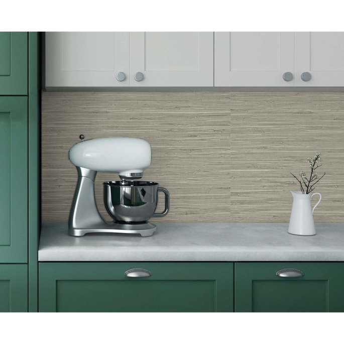 DuPont™ Tedlar® Marion Faux Arrowroot Layered Slate Wallpaper image 2 of 2