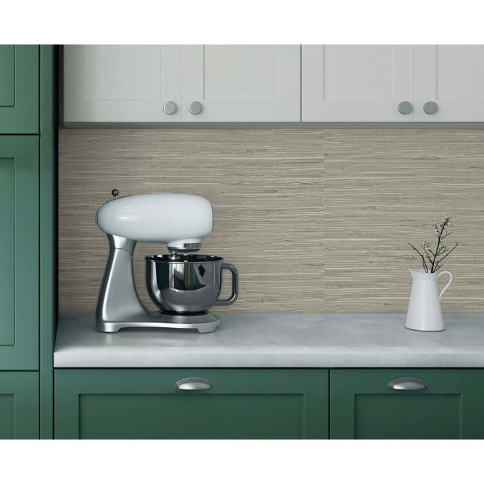 DuPont™ Tedlar® Marion Faux Arrowroot Layered Slate Wallpaper image 2 of 2