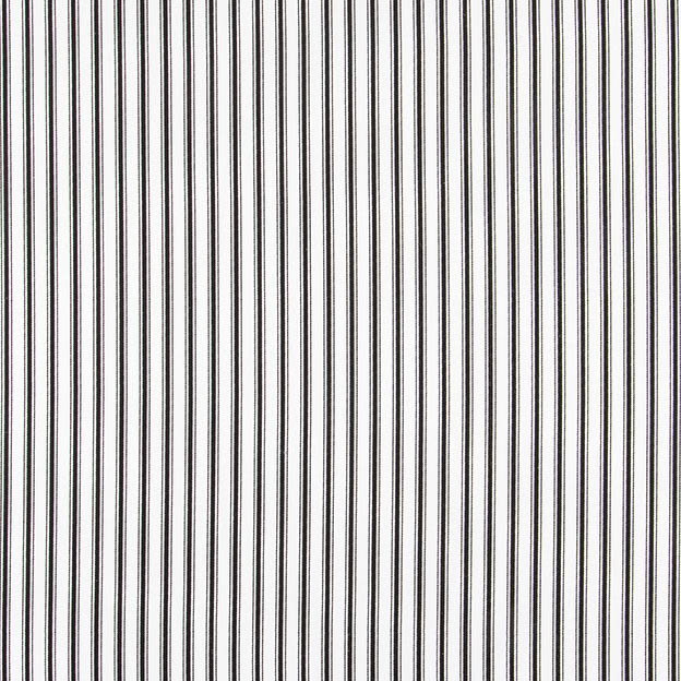 Premier Prints Ticking Black Fabric