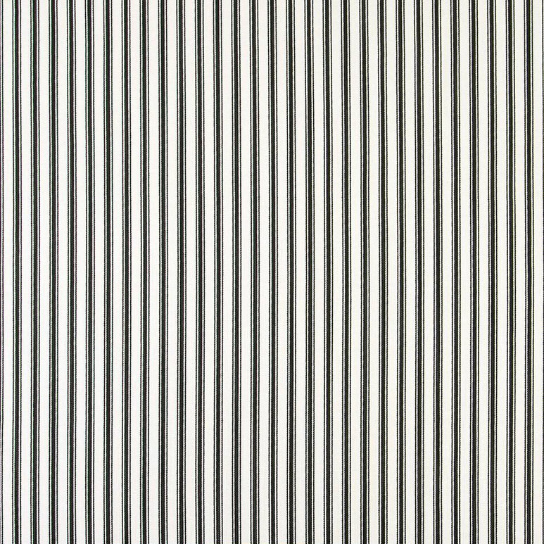 Premier Prints Ticking Ink Florence White Fabric