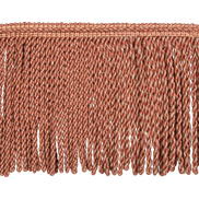 Lee Jofa Modern Felix Fringe Brick/Ecru Bullion Fringe Trim