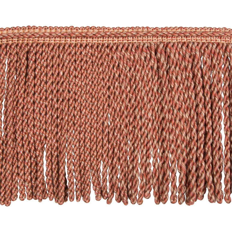 Lee Jofa Modern Felix Fringe Brick/Ecru Bullion Fringe Trim