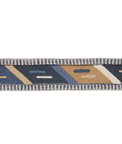 Lee Jofa Abbe Tape Camel/Blue Braid / Tape Trim
