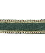 Lee Jofa Danakil Tape Hunter/Brown Band Trim