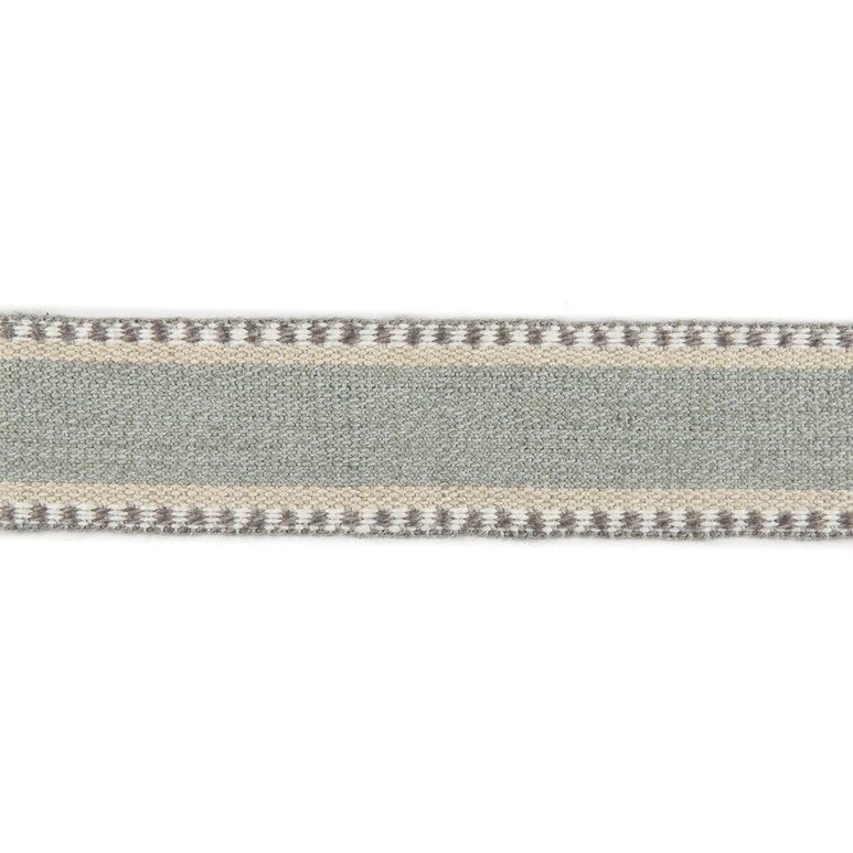 Lee Jofa Danakil Tape Seafoam/Grey Band Trim