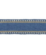 Lee Jofa Danakil Tape Blue/Slate Band Trim