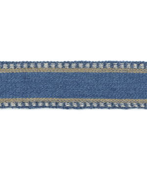 Lee Jofa Danakil Tape Blue/Slate Band Trim