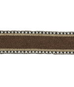 Lee Jofa Danakil Tape Cocoa/Ebony Band Trim