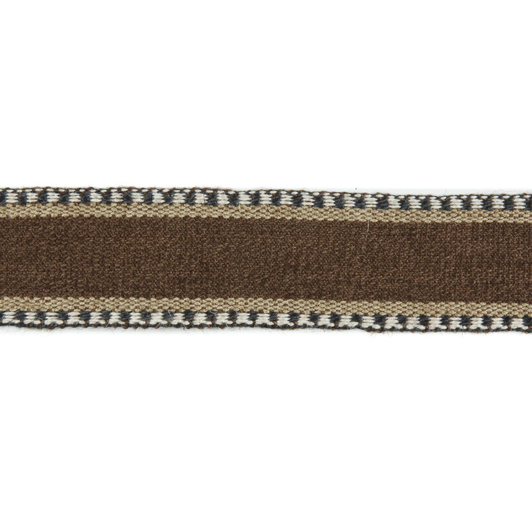 Lee Jofa Danakil Tape Cocoa/Ebony Band Trim