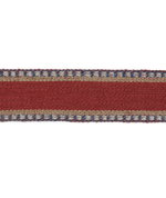 Lee Jofa Danakil Tape Red/Blue Band Trim