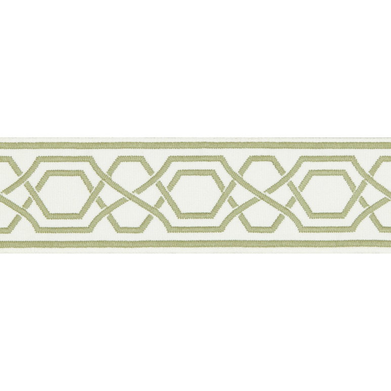 Lee Jofa Yves Tape Green Band Trim