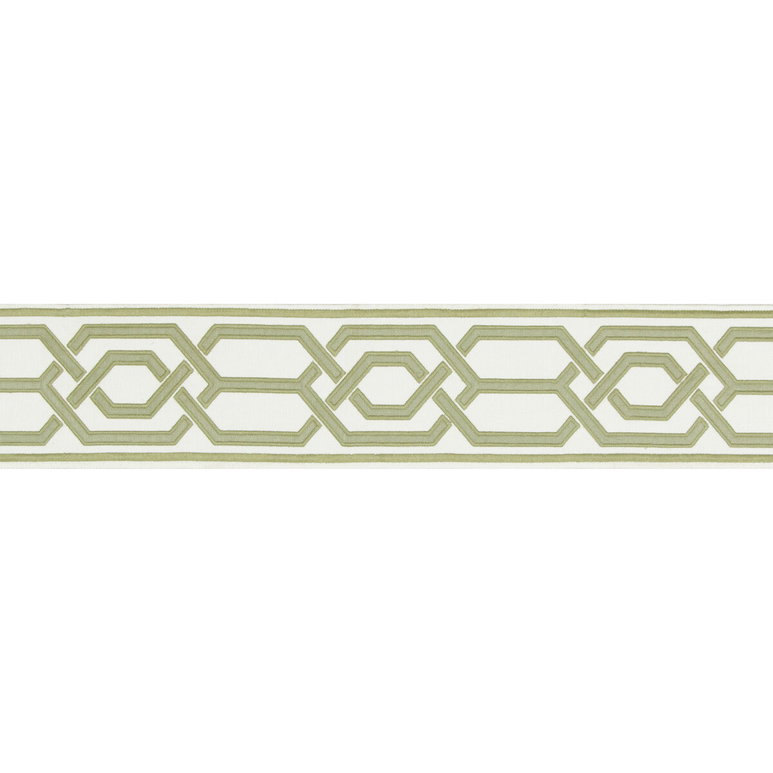 Lee Jofa Yves Tape II Green Band Trim