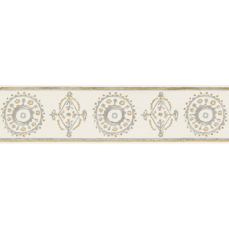 Lee Jofa Belles Tape Grey/Beige Band Trim