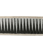 Lee Jofa Bravado Tape Ebony Graphite Band Trim