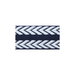 Lee Jofa Chevron Braid Navy & White Band Trim