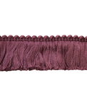 Lee Jofa Cut Ruch Plum Brush Fringe Trim