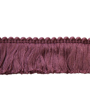 Lee Jofa Cut Ruch Plum Brush Fringe Trim