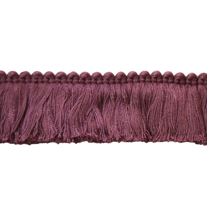 Lee Jofa Cut Ruch Plum Brush Fringe Trim