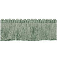 Lee Jofa Cut Ruch Celadon Brush Fringe Trim