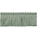 Lee Jofa Cut Ruch Celadon Brush Fringe Trim
