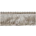 Lee Jofa Cut Ruch Flax Brush Fringe Trim