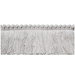 Lee Jofa Cut Ruch White Brush Fringe Trim