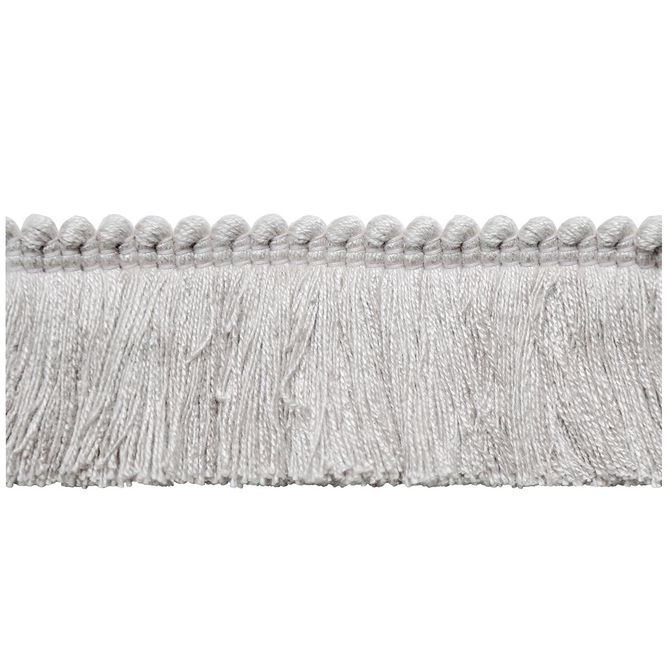 Lee Jofa Cut Ruch White Brush Fringe Trim