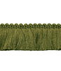 Lee Jofa Cut Ruch Olive Green Brush Fringe Trim