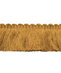 Lee Jofa Cut Ruch Ochre Brush Fringe Trim