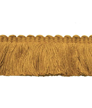 Lee Jofa Cut Ruch Ochre Brush Fringe Trim